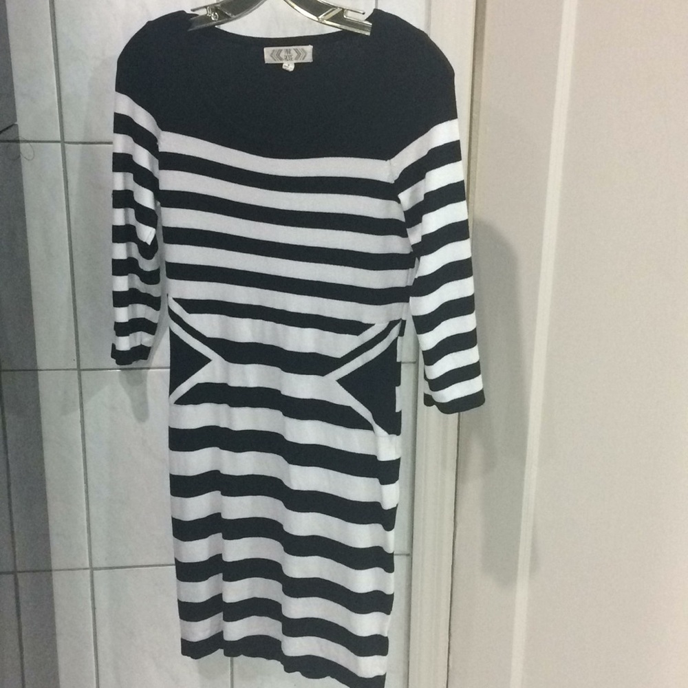 Black and white dress